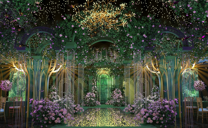 北屯奇妙森林婚礼堂效果展示